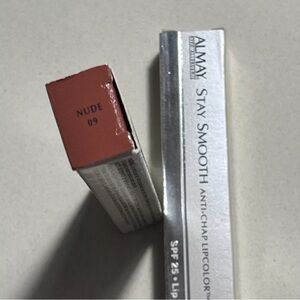 2x ALMAY Stay Smooth Anti-Chap Lipcolor with SPF 25 - Lip Protectant #09 NUDE